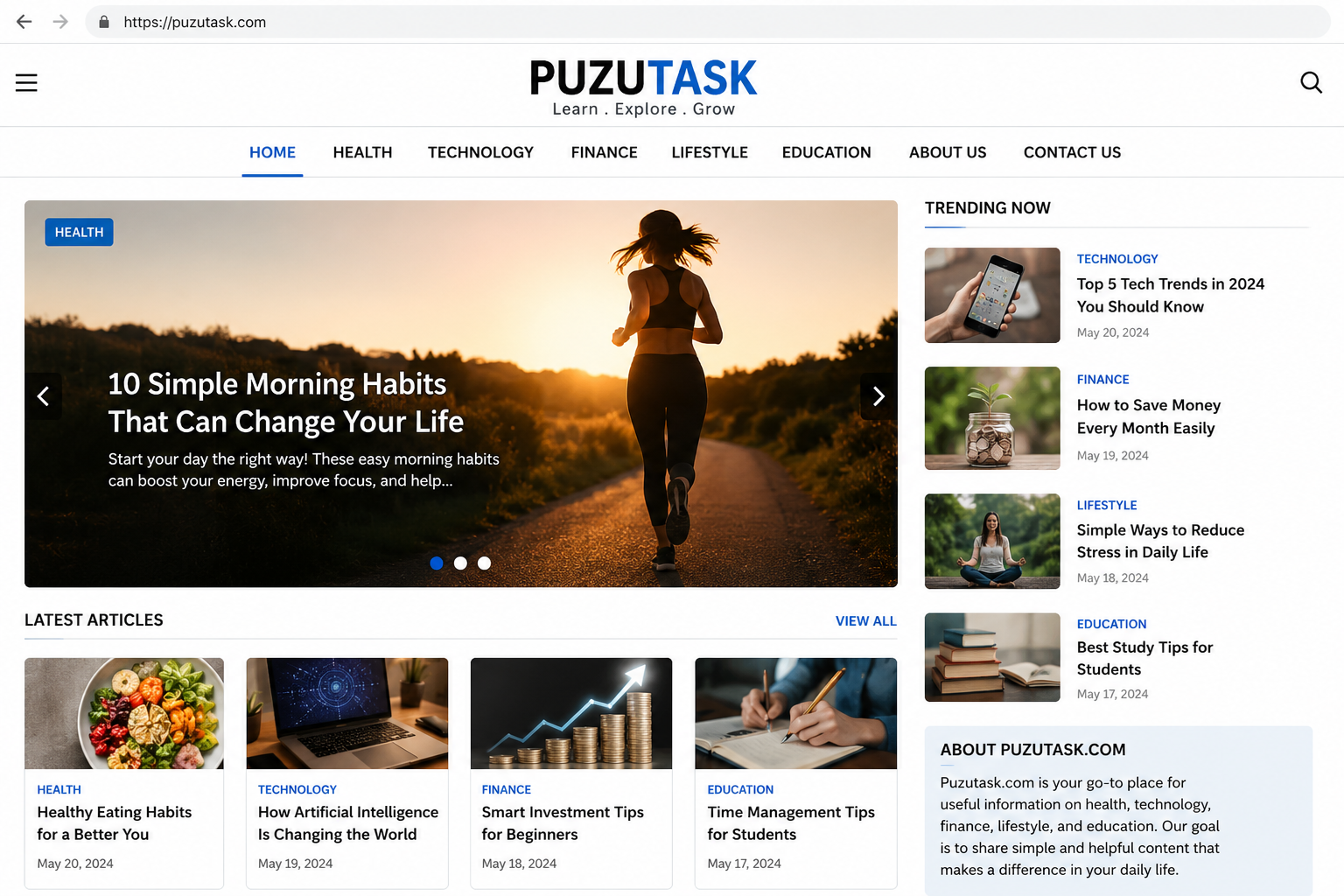 What is Puzutask com? Simple Detail